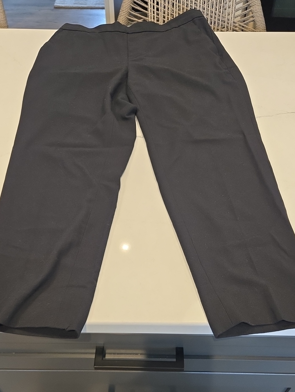 Banana Republic Women's Straight-Leg Dress Pants in Black